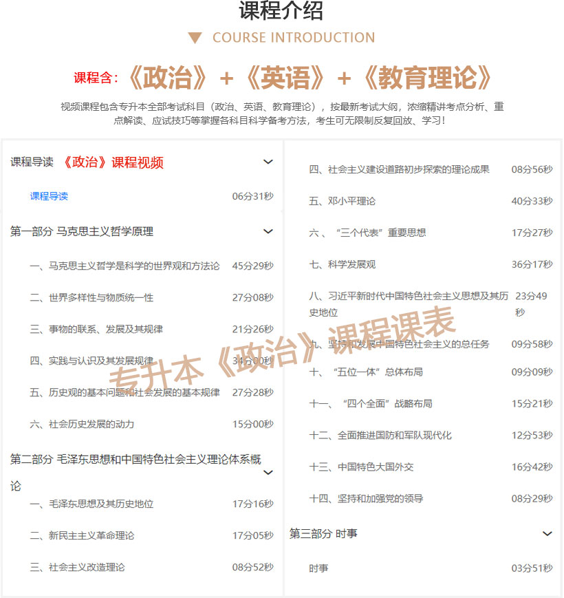 2024成人高考《专升本（师范类）》官方教材课程