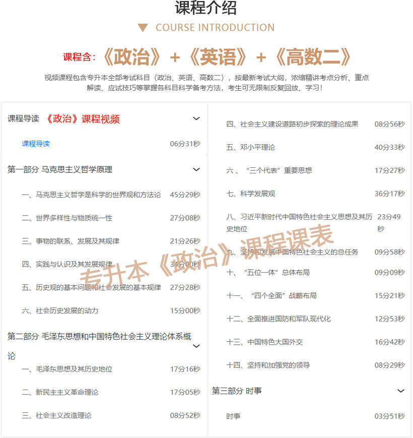 2024成人高考《专升本（经管类）》官方教材课程